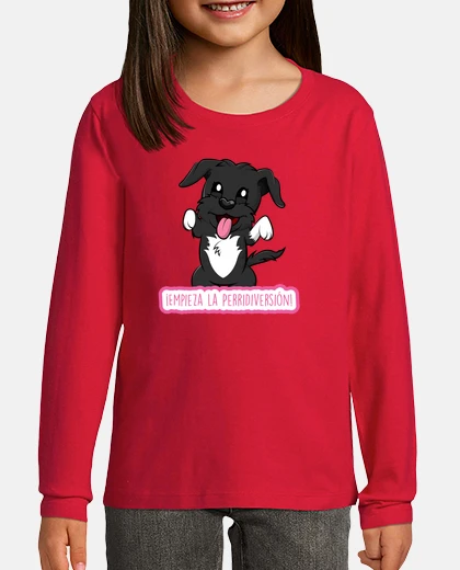 Kids wool long sleeve fun