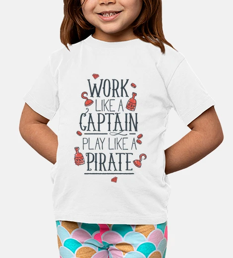 Abbigliamento work like un captain gioca like un rat 