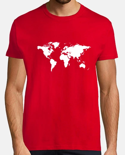 T-shirt world map
