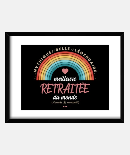 Framed world39s best retiree