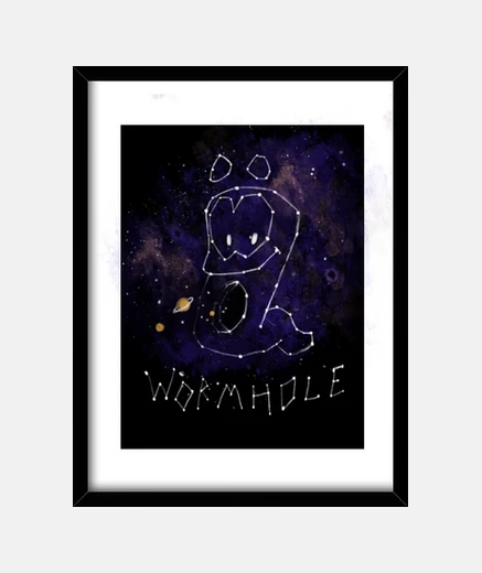 Framed worms - wormhole - gamer