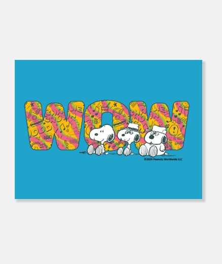 Lienzo WoW Snoopy brothers