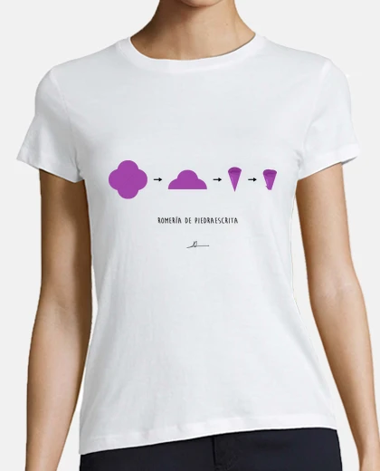 T-shirt written stone pilgrimage