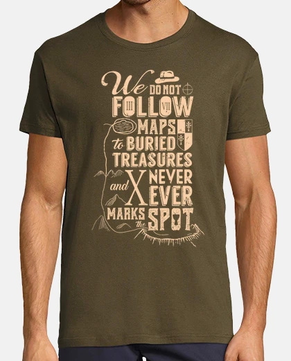 Camiseta X never ever marks the spot