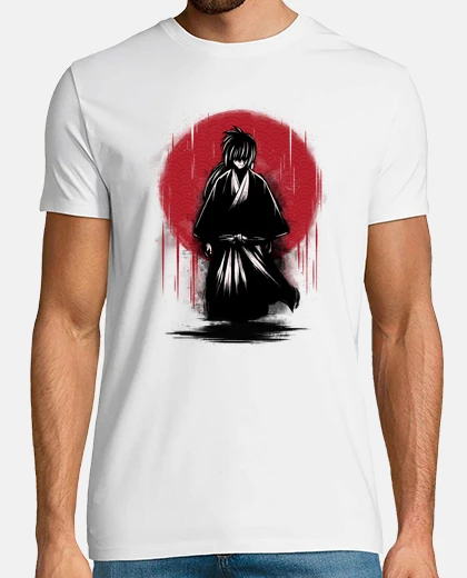 T-shirt X red samurai