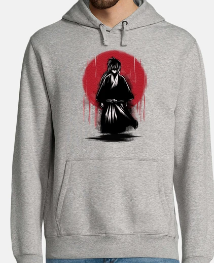 Felpa x samurai rosso