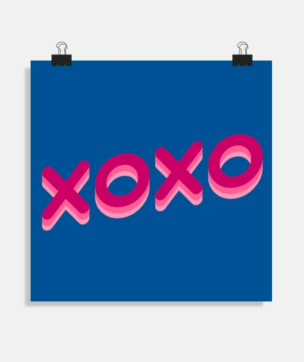 Poster xoxo lover hugs