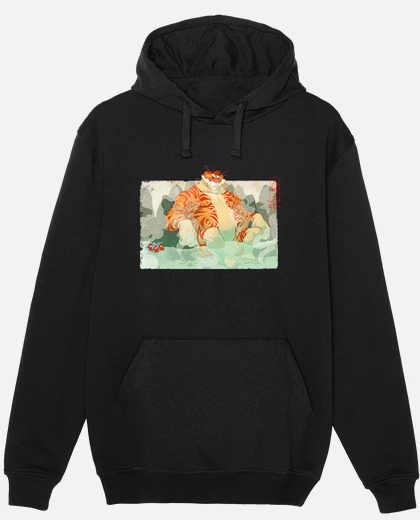 Yakuza tiger hoodie tostadora - Main Image