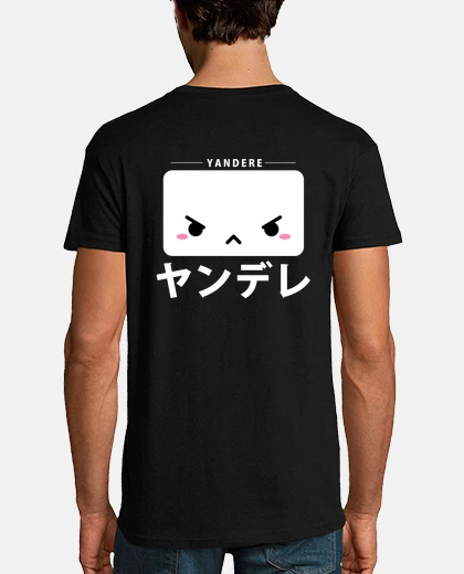 Tee-shirt yandere animée (caritas avant et arrière)