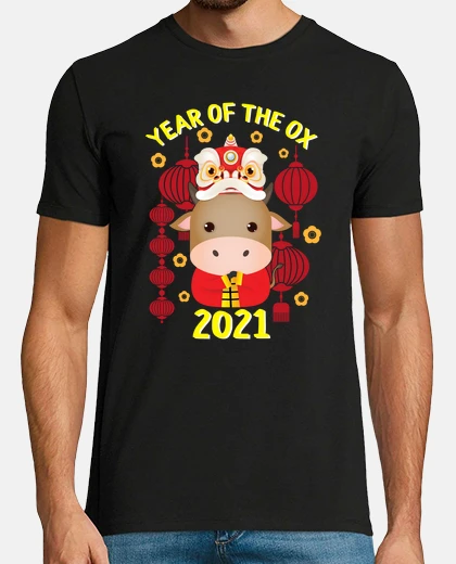 year of the ox 2021 happy chinese new year shirt cute ox zodiac gifts for kids women