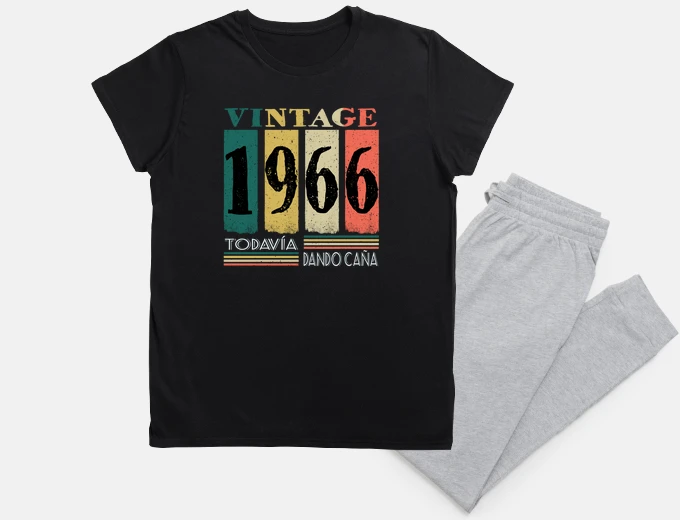 Pajama years gift woman and man 1966