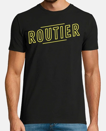 T-shirt yellow road oversized