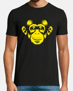 Yellow Chimpanzee Face