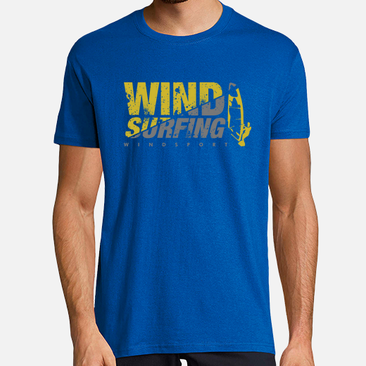yellow windsurfing