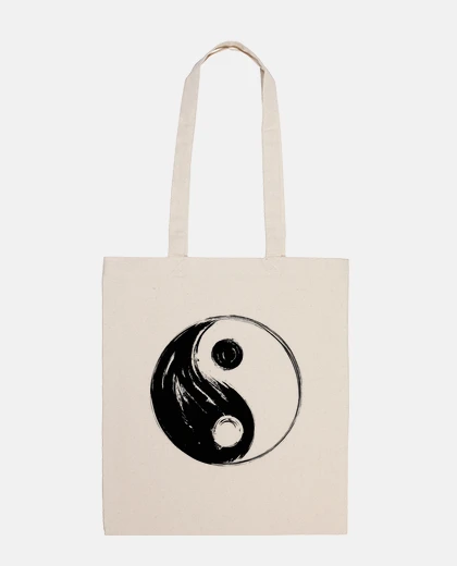 Bag yin and yang - black edition