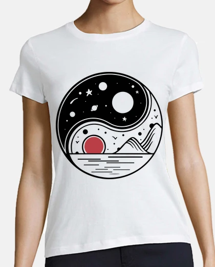T-shirt yin and yang