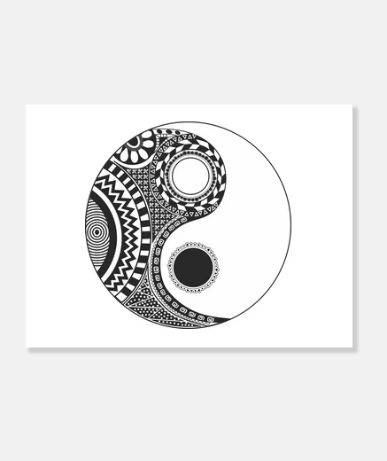 Stampa Yin Yang