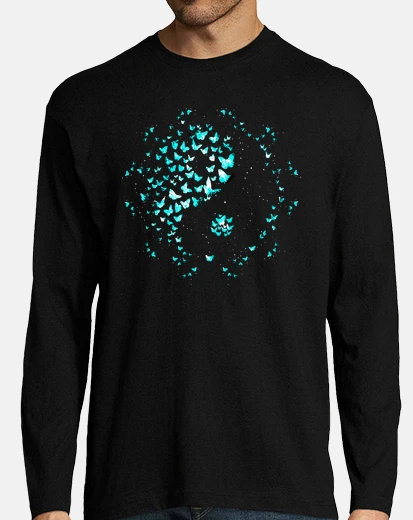Tee-shirt Yin Yang Butterflies