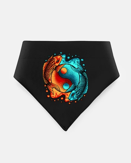 Mascotas yin yang carpa koi giapponesi tao