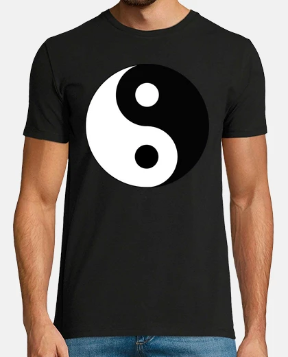 Tee-shirt yin yang équilibre contraste dualité chinoise 