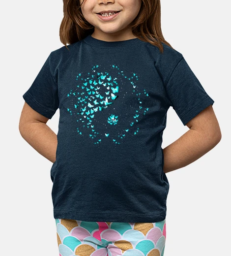 Abbigliamento yin yang farfalle