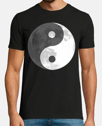 Tee-shirt yin yang lune