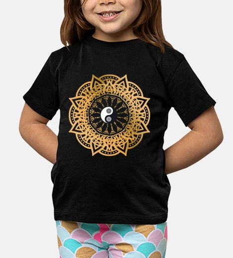 Abbigliamento yin yang mandala