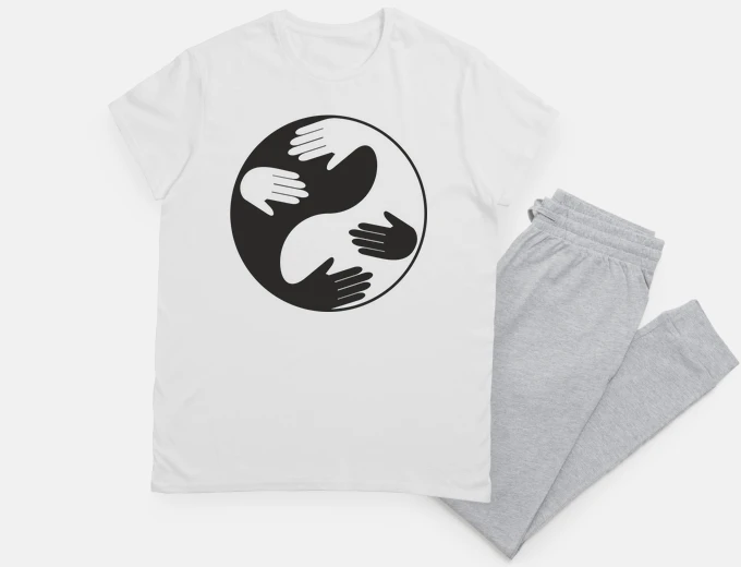 Pyjama Yin-Yang Snuggling. Design no.  1662588