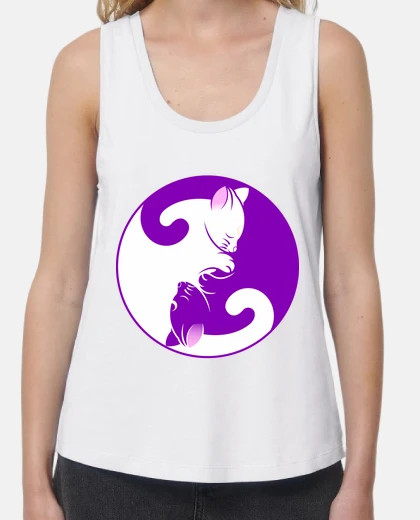 T-shirt ying yang femminista