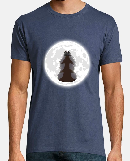 Camiseta yip yip en la luz de la luna camisa para hombre