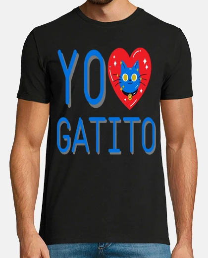 Camiseta Yo amo a mi gatito