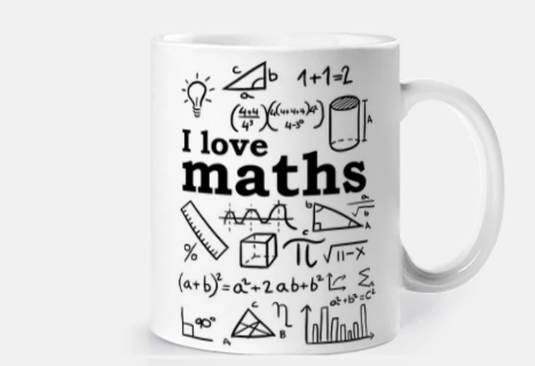Taza Yo amo las matematicas
