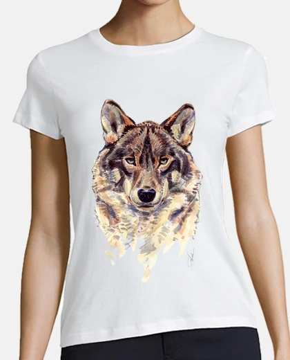 Playera Yo Lobo blanca chica