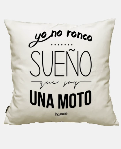 Funda Yo no ronco, sueño que soy una moto