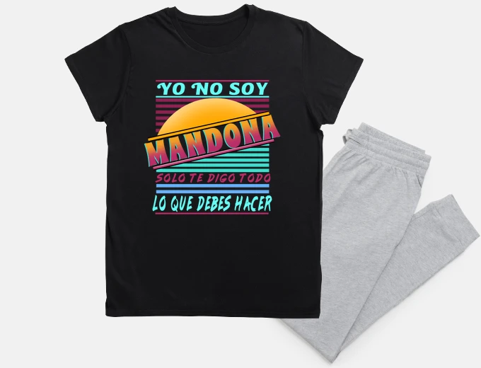 Pijama Yo no soy mandona retro vintage
