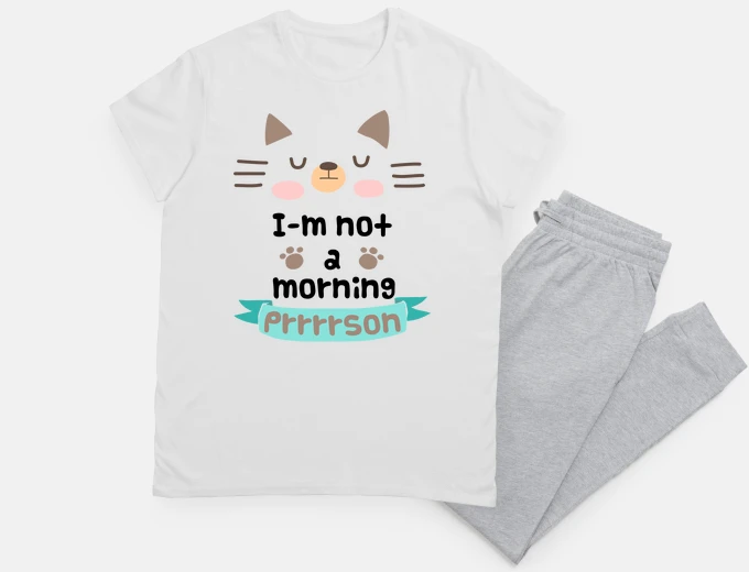 Pijama yo no soy una persona de la mañana grac