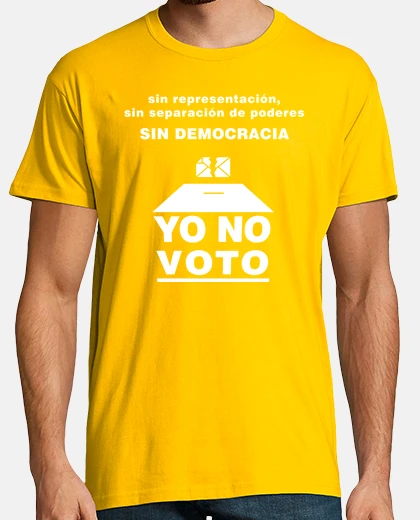 Camiseta YO NO VOTO
