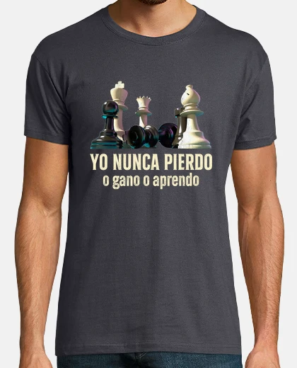 Playera Yo Nunca Pierdo Aprendo Ajedrez