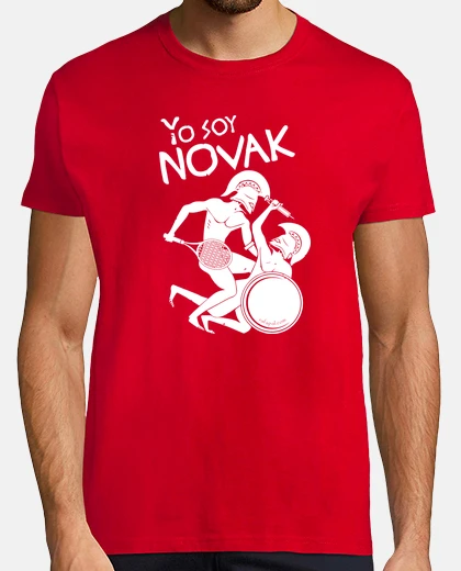 Playera Yo soy Novak blanco