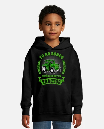 Boys tractor online hoodie