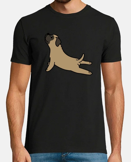 Tee-shirt yoga chien bullmastiff