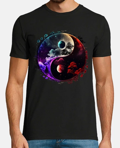 T-shirt yoga deep meditation yin yang