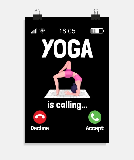 Poster yoga is calling