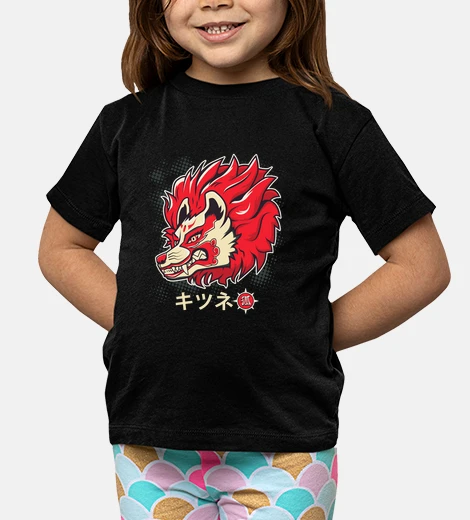 Ropa yokai Kitsune mask traditional japonesa