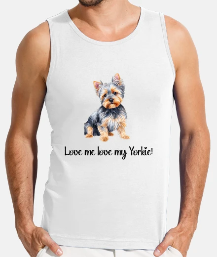 Tee-shirt yorkie love le yorkshire terrier