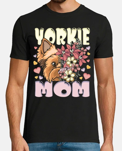 Tee-shirt yorkie maman yorkshire terrier chien ma