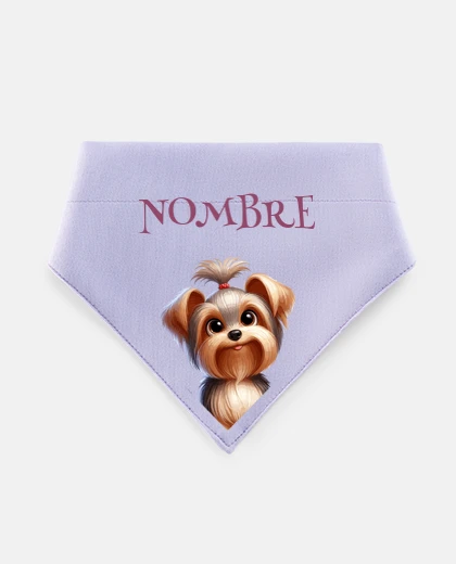 Mascotas yorkshire puppy bandana