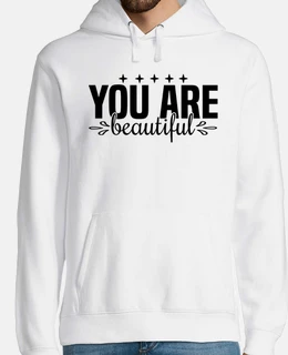 You Are Beautiful  Inspiration Affirmation Black