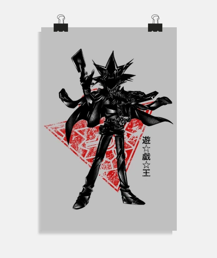 Poster Yugi cramoisi