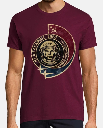 T-shirt yuri gagarin 1961 v02